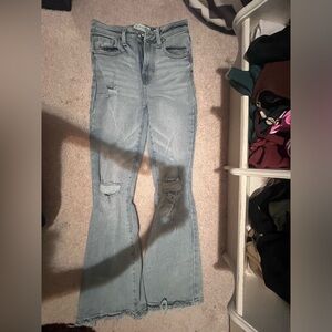 RE generation by P!NK Flower flared Jeans